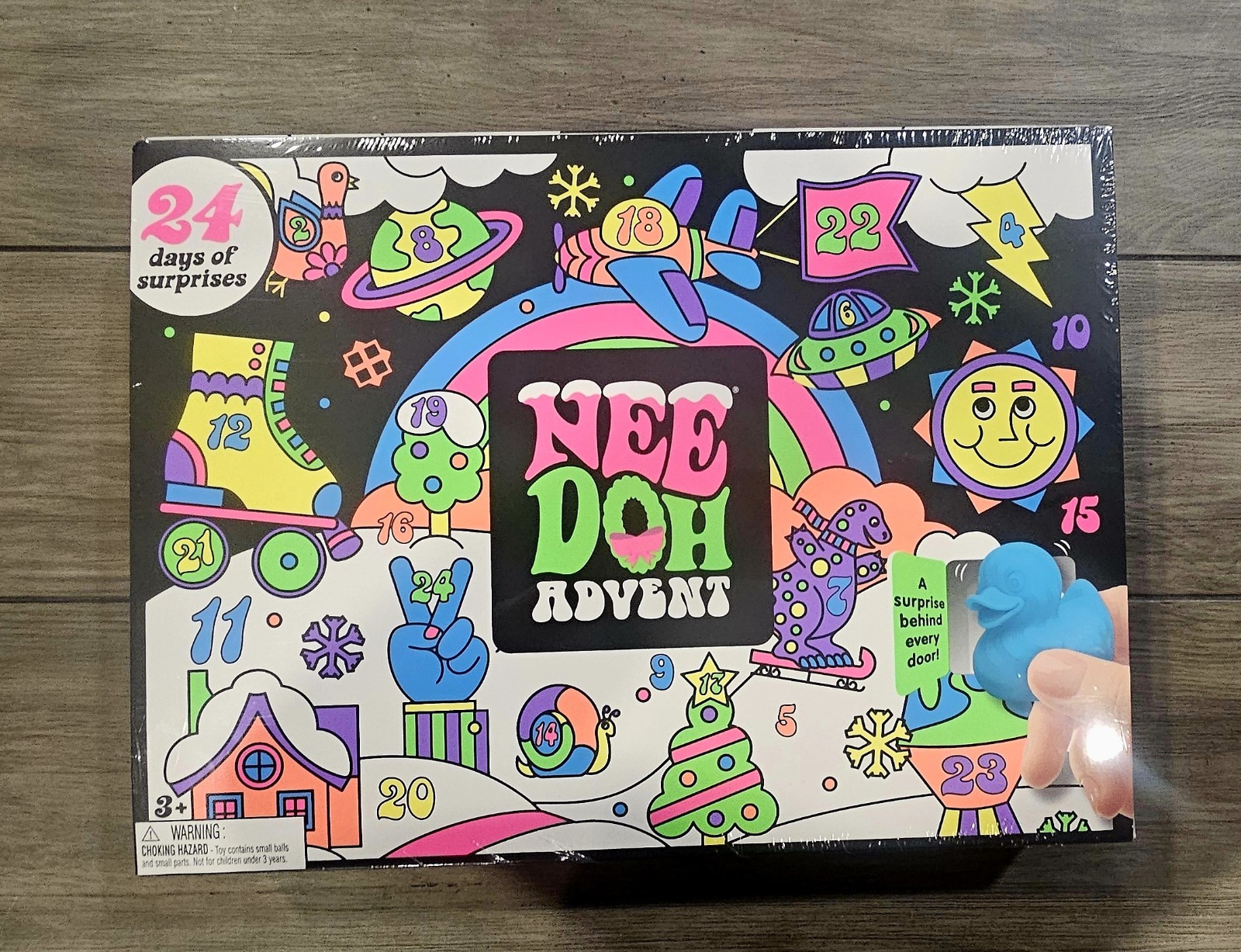 *AUTHENTIC* NeeDoh 2026 Christmas Advent Holiday Calendar New 24 Days Count Rare