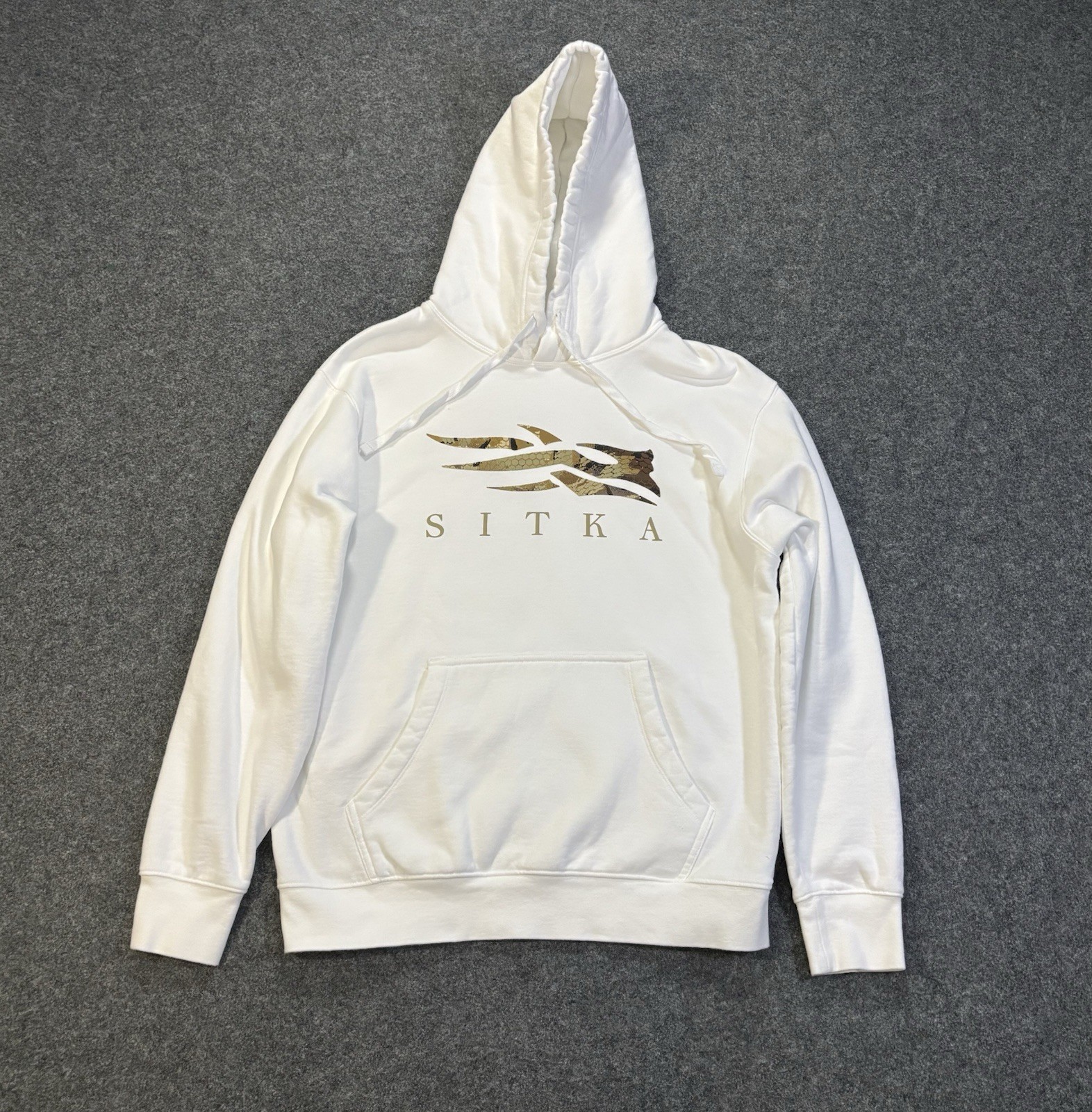 Sitka Gear Icon Hoodie Men’s Size Medium Optifade Marsh White Pullover Sitka Gear Icon Hoodie Men’s Size Medium Optifade Marsh White Pullover