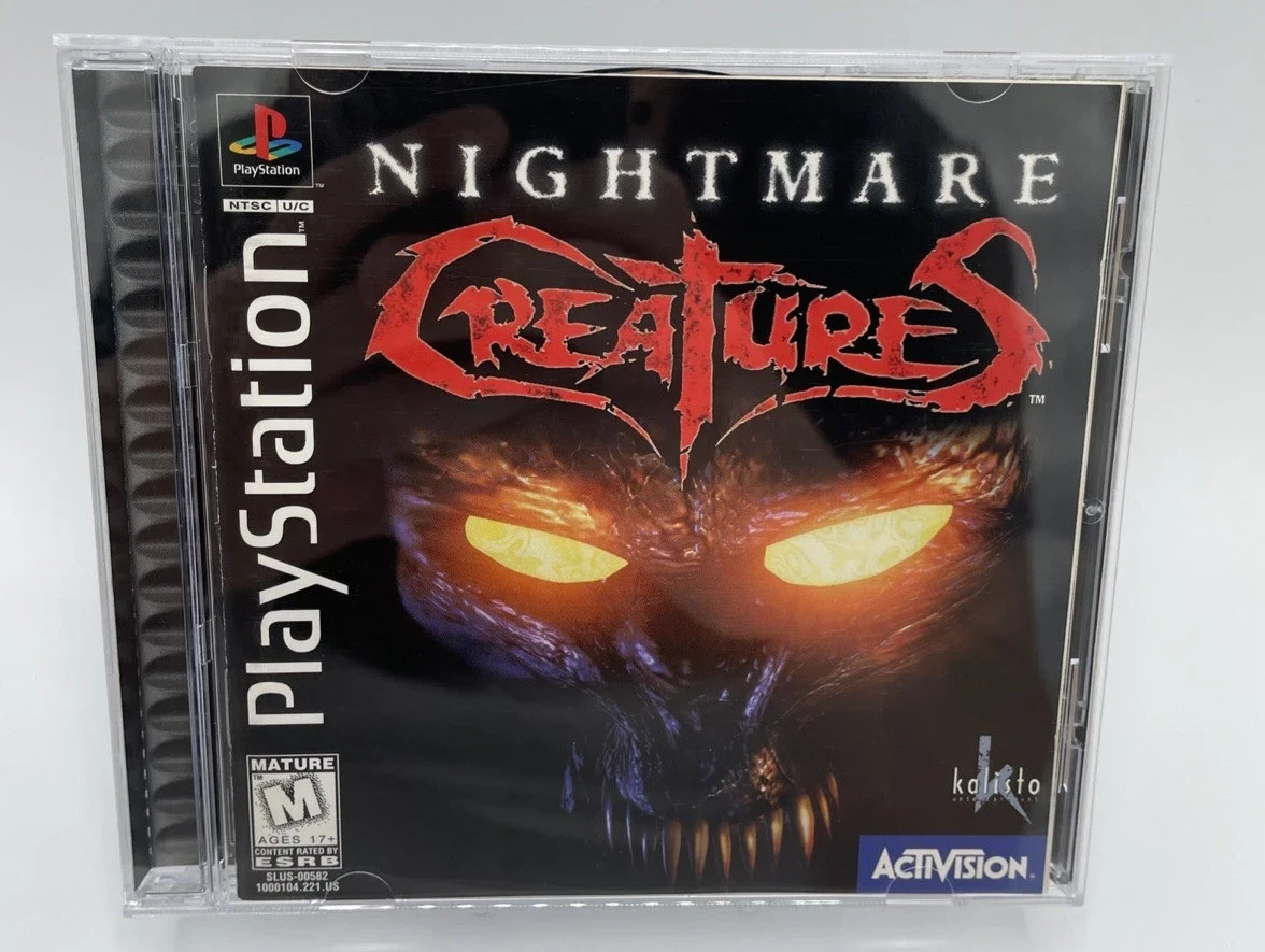 Nightmare Creatures SONY PlayStation 1 1997 PS1 COMPLETE PRISTINE CONDITION MINT Nightmare Creatures SONY PlayStation 1 1997 PS1 COMPLETE PRISTINE CONDITION MINT