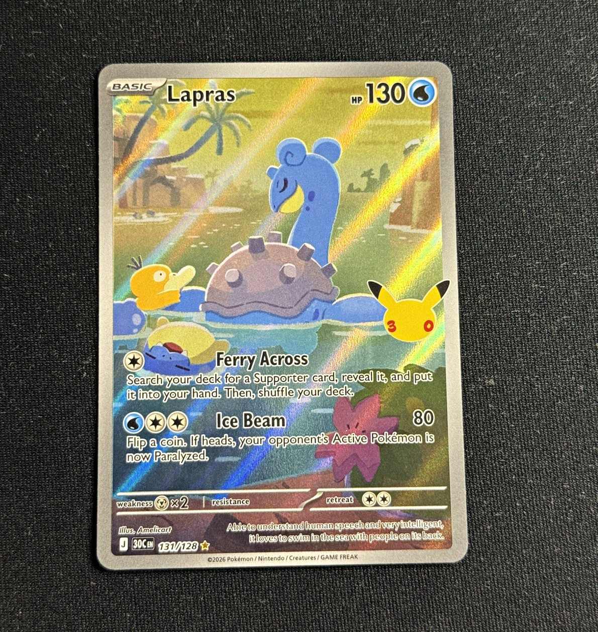 Lapras 131/128 30th Celebration