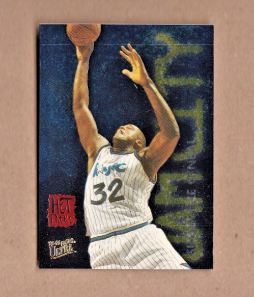 1995-96 Fleer Ultra SHAQUILLE O\'NEAL (SHAQ) Jam City Blue Foil Magic Sp #9 of 12 1995-96 Fleer Ultra SHAQUILLE O\'NEAL (SHAQ) Jam City Blue Foil Magic Sp #9 of 12