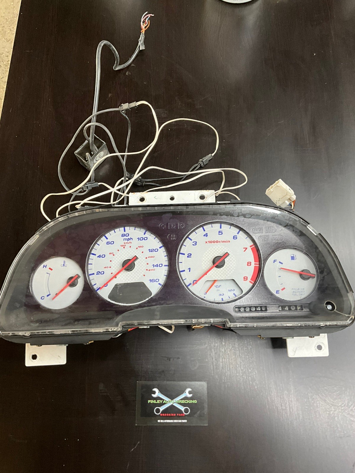 90-96 Nissan 300ZX Z32 NA OEM Instrument Cluster APC White Gauge P/N 24810-32P00