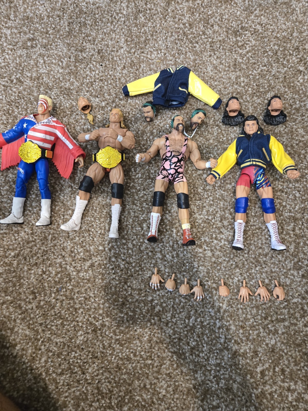 WCW WWE MATTEL ULTIMATE EDITION Rick Scott Steiner Brothers Sting Lex Luger