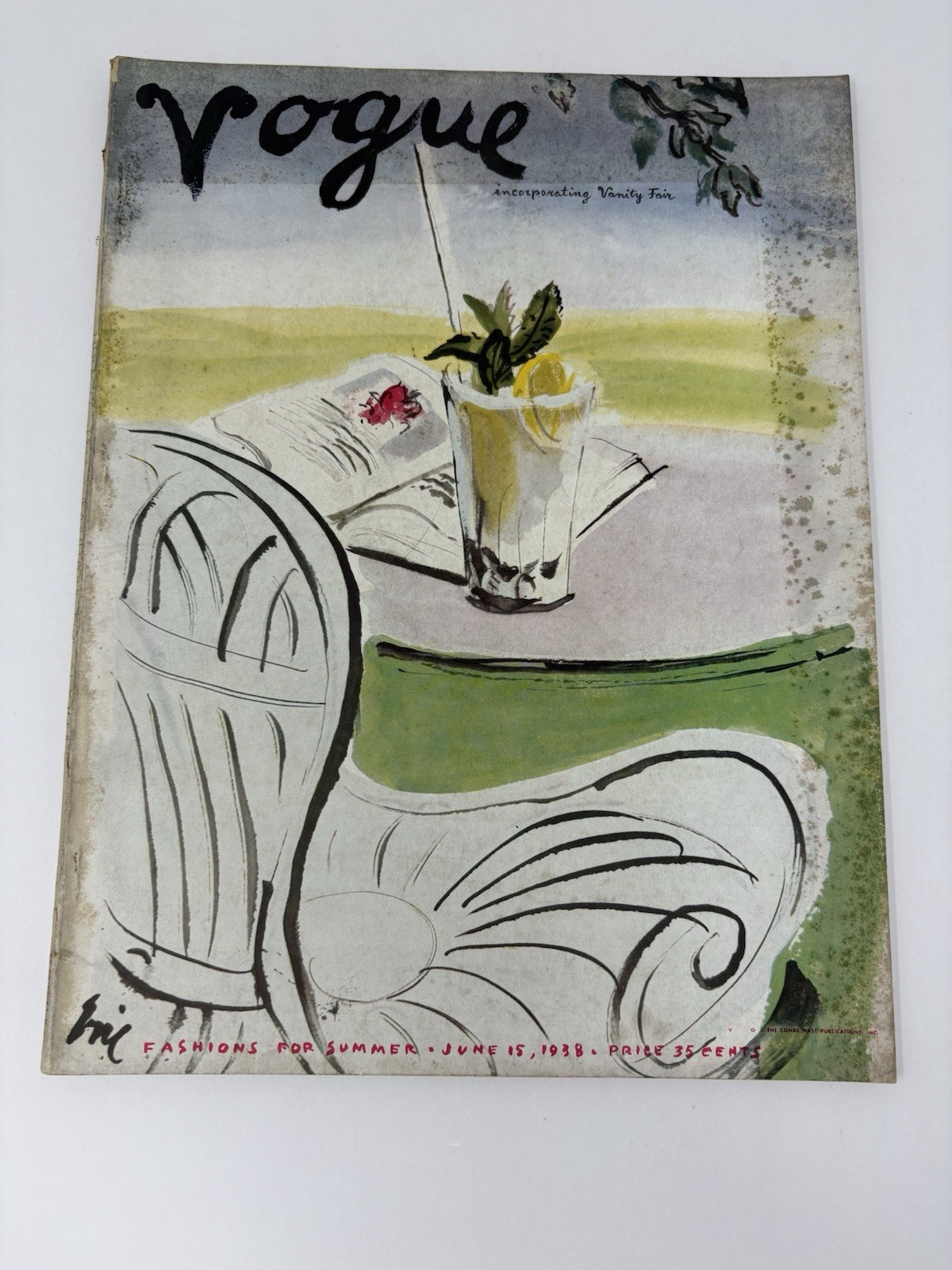 Vintage Vogue Magazine June 1938 Rare Joan Crawford Matisse