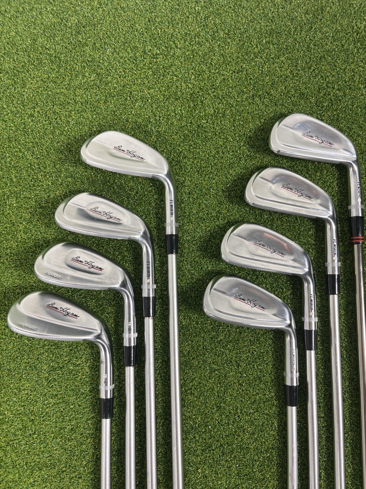 Ben Hogan Ft Worth 15 Forged Iron Set KBS C-Taper Lite 105 Regular RH 8 Clubs