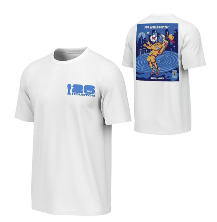 Outerstuff  2026 FIFA World Cup HOUSTON  T-Shirt Host Poster XXL 2XL new tags