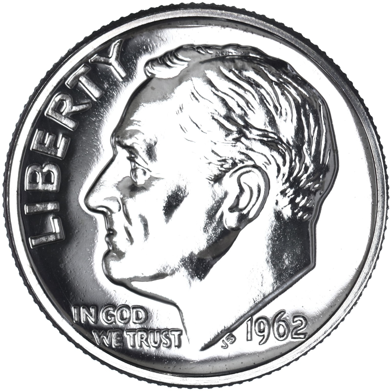 1962 (P) Roosevelt Dime Gem Proof 90% Silver