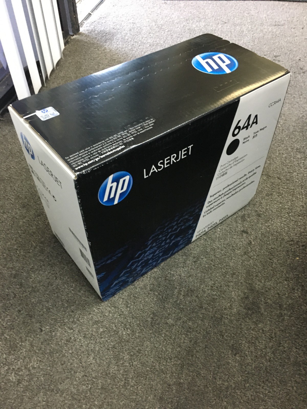 New HP LaserJet 64A Black Toner Cartridge CC364A