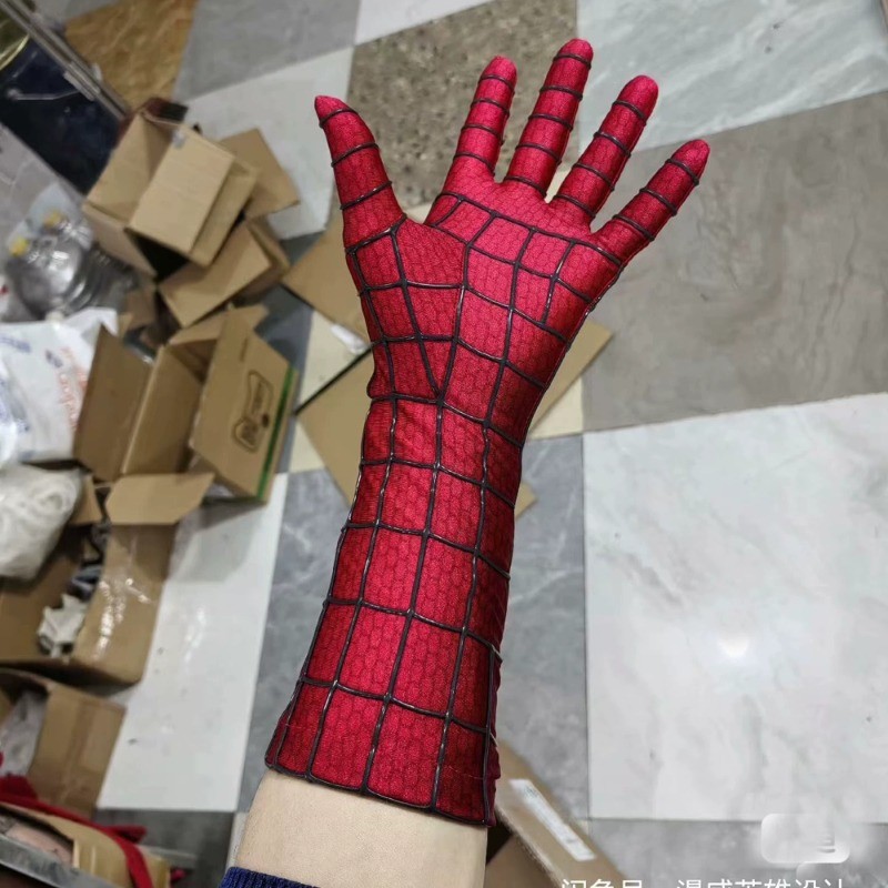 Long Amazing Spider-Man 2 Cosplay 3D Gloves Spiderman Costume Accessory Gifts