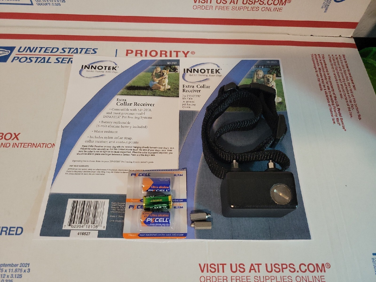 Innotek SD-2025 Replacement SD-2225 Receiver Extra Collar Dog Fence SD-2000-2100 Innotek SD-2025 Replacement SD-2225 Receiver Extra Collar Dog Fence SD-2000-2100