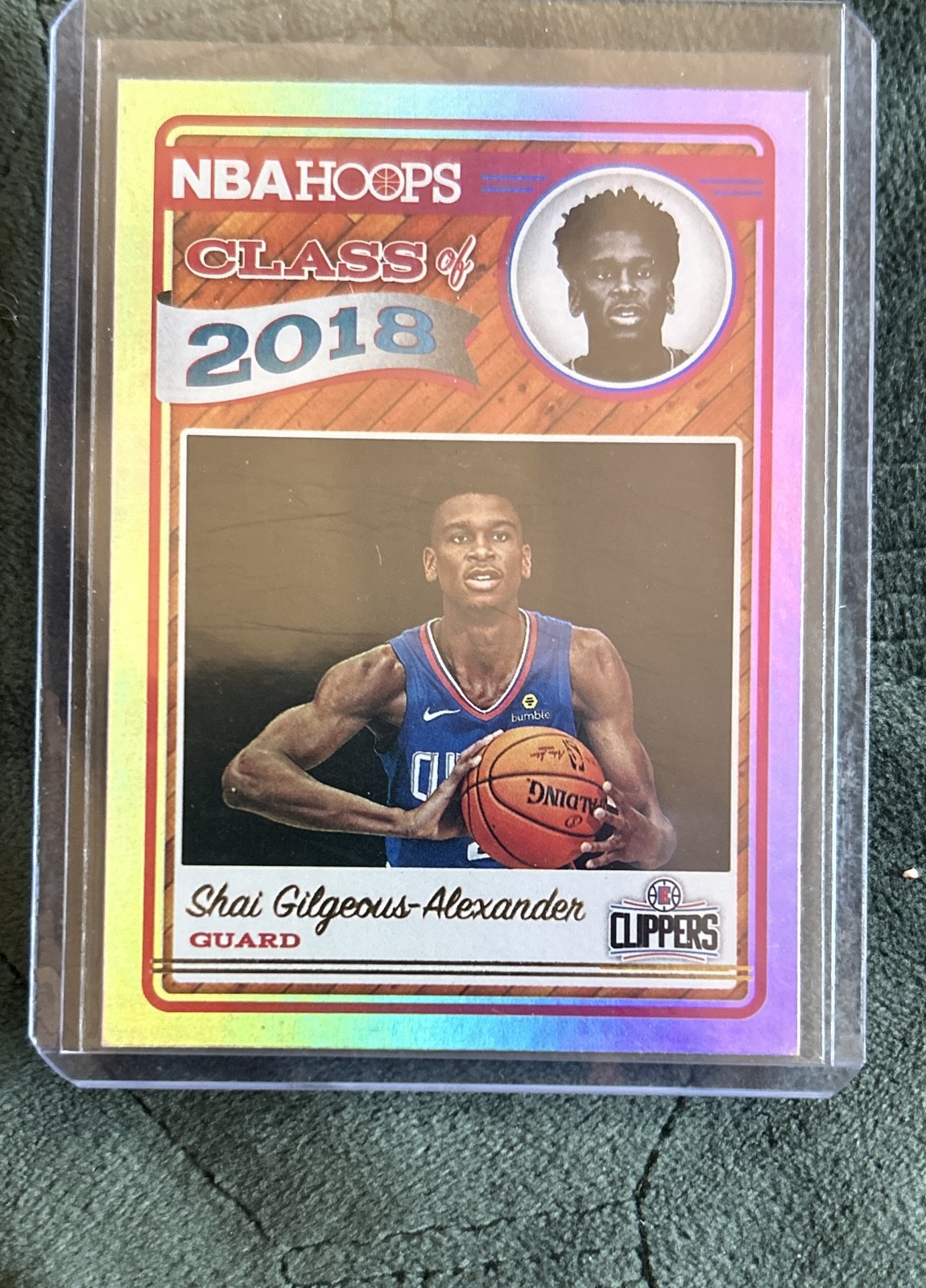 2018-19 Panini NBA Hoops - Class of 2018 Shai Gilgeous-Alexander #11 Holo (RC) 2018-19 Panini NBA Hoops - Class of 2018 Shai Gilgeous-Alexander #11 Holo (RC)
