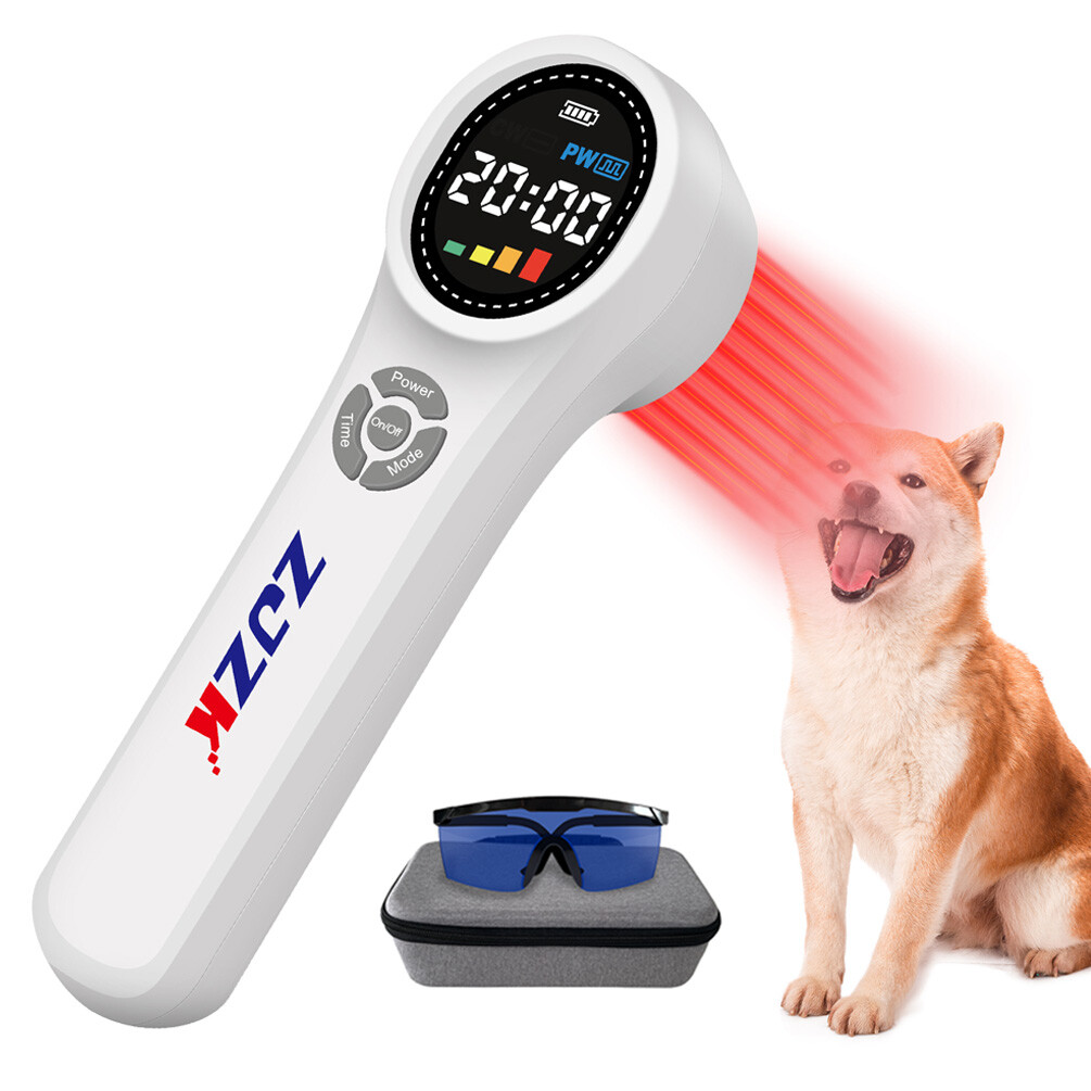 Medical Grade 1760mW Cold Laser Therapy Near Infrared Red Light Treatment Device