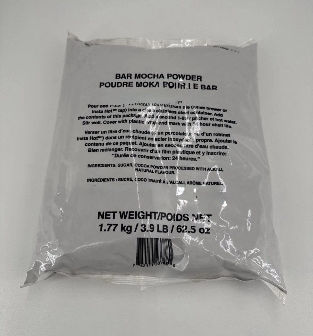 Bar Mocha Powder Base Mix, 3.9 LB Bag, BB 10/2026 Bar Mocha Powder Base Mix, 3.9 LB Bag, BB 10/2026