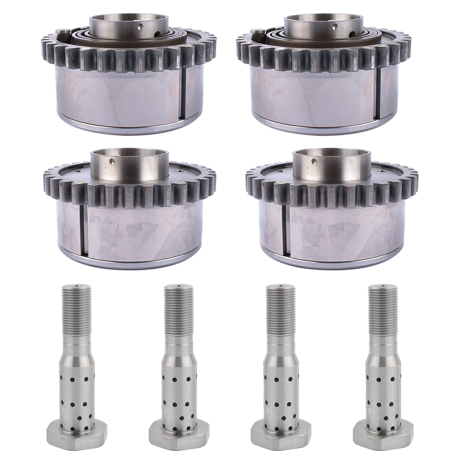 2x Camshaft Phaser & 2x Oil Control Valves For 3.6L Dodge Chrysler Jeep Ram 1500
