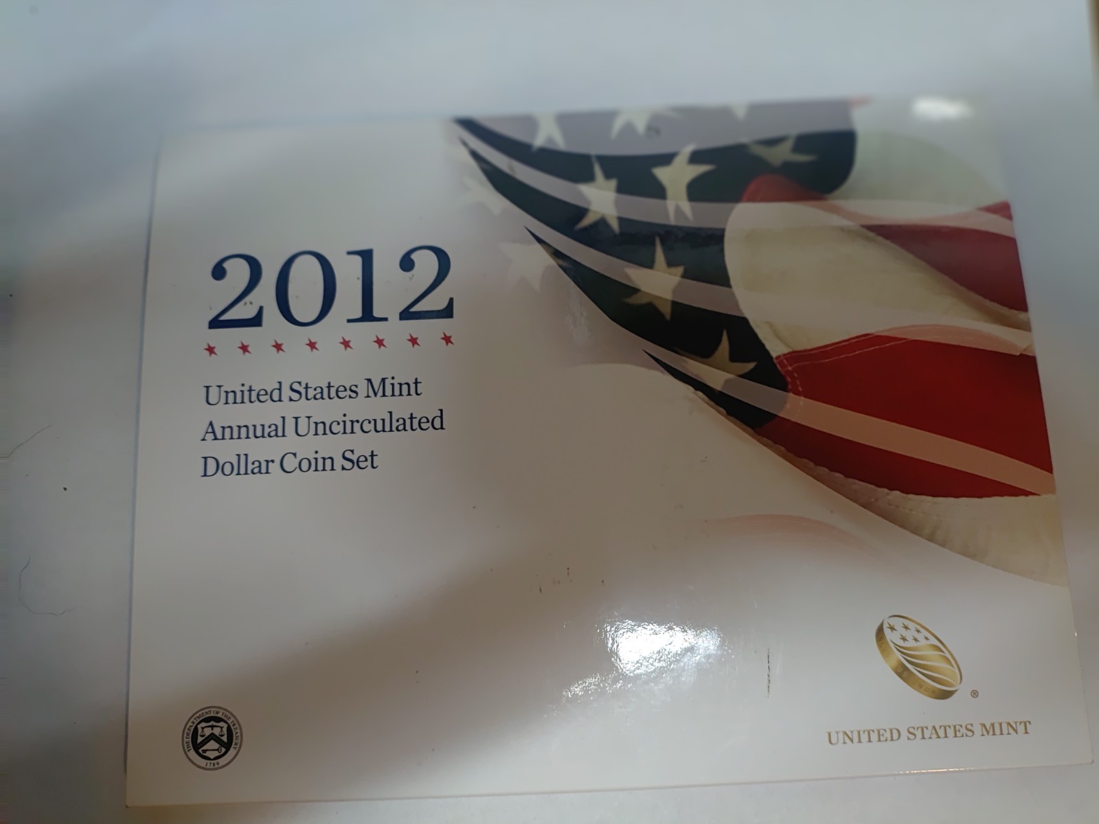 2012 United States Mint Annual Uncirculated Dollar Coin Set W/ASE W MINT In OGP