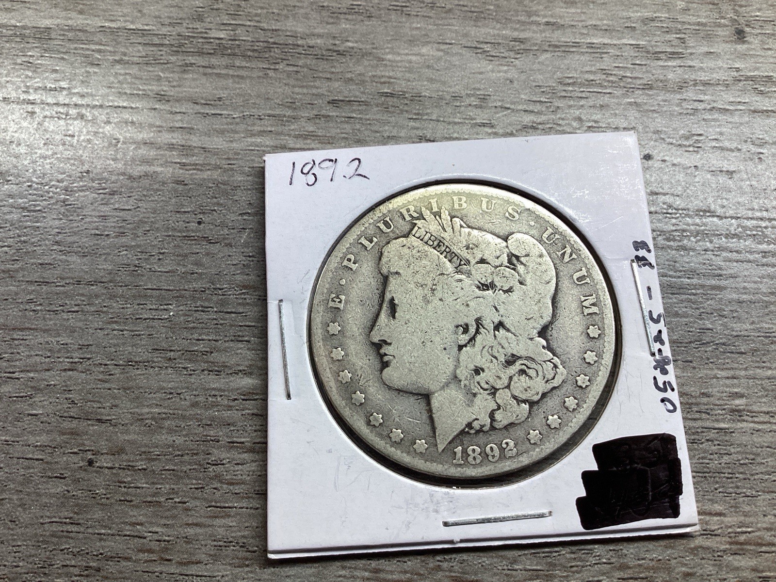 1892 Morgan 90% Silver Dollar 133 Year Old Coin 052825 33ae