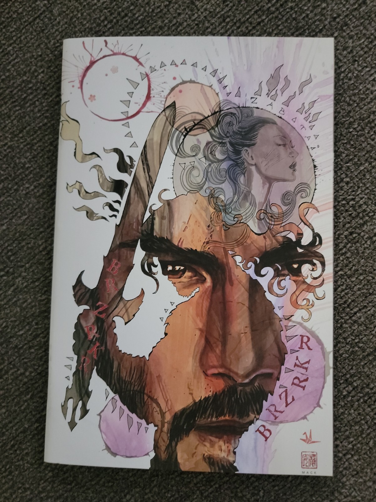 BRZRKR Poetry of Madness #1 - 1:50 David Mack Variant - Boom BRZRKR Poetry of Madness #1 - 1:50 David Mack Variant - Boom