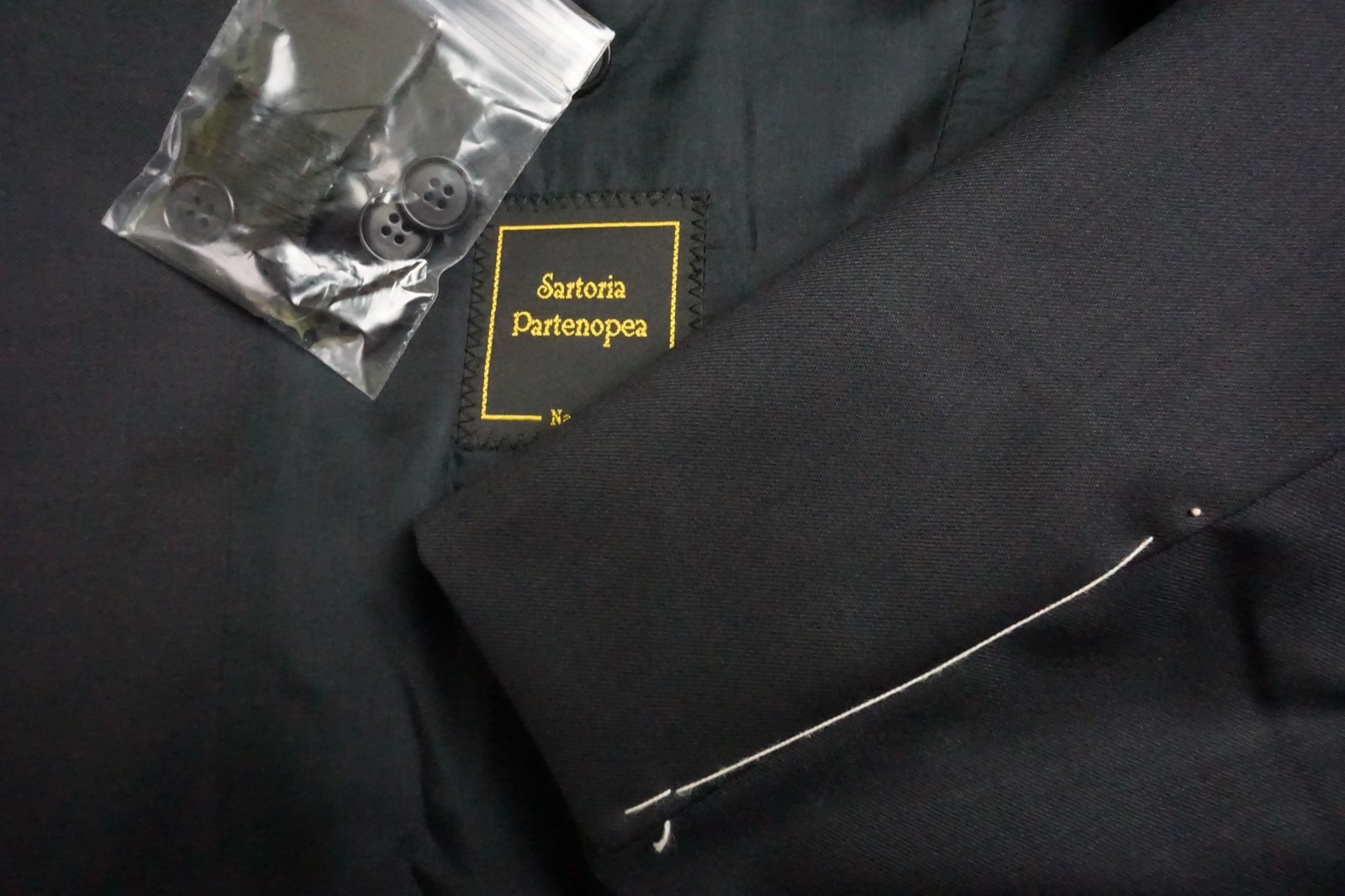Sartoria Partenopea Blue S140s Wool 2Pc Suit Jacket Pants 42R BRAND NEW