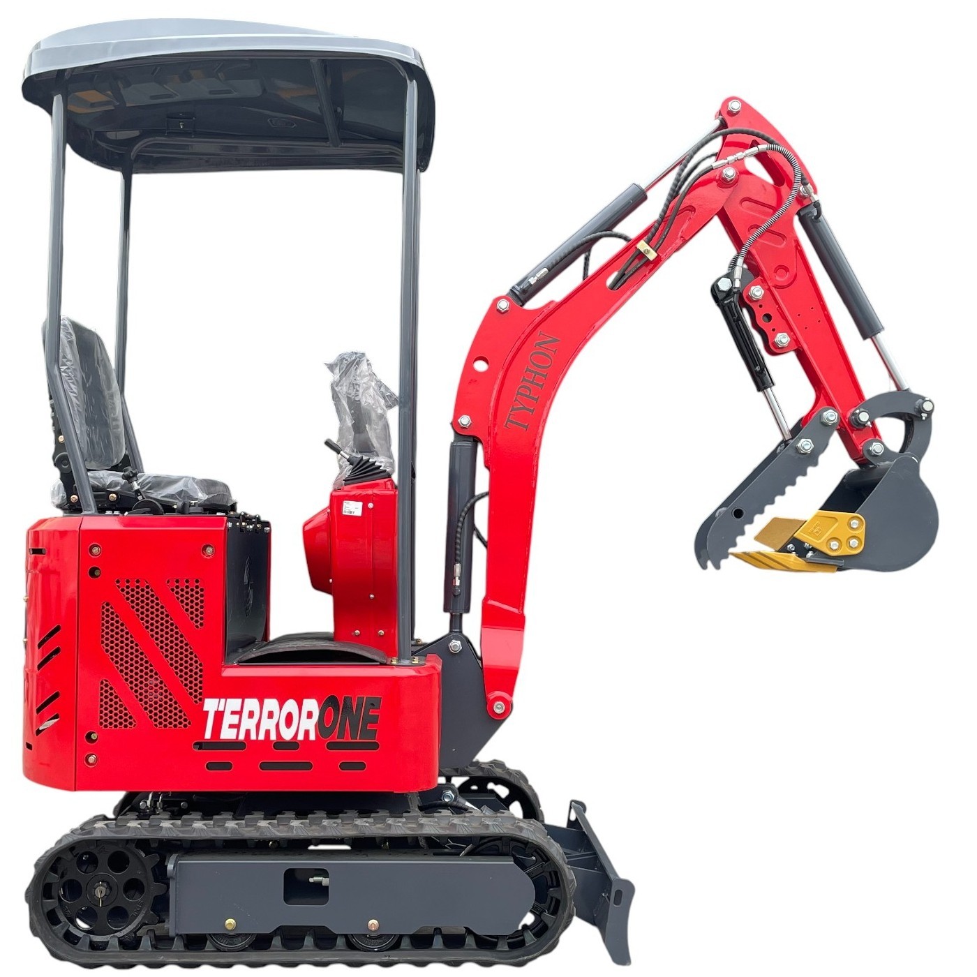 13.5HP Mini Excavator 1 TON B&S EPA Engine Hydraulic Thumb Digger 