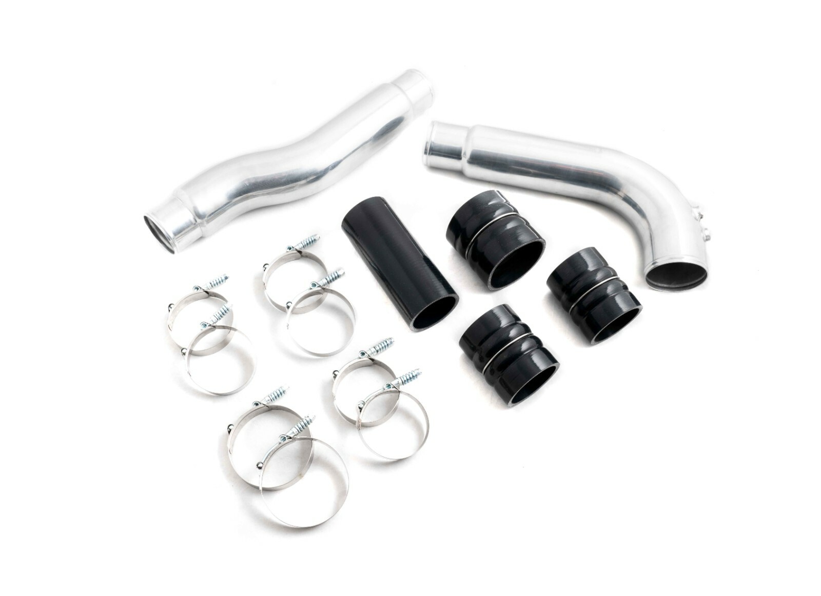 Rudy\'s Polished Intercooler Pipe & Boot Kit For 07-09 Dodge 6.7L Cummins Diesel