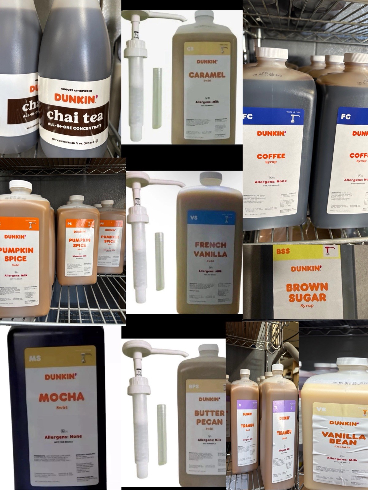 3 Dunkin Syrups Of Your Choice