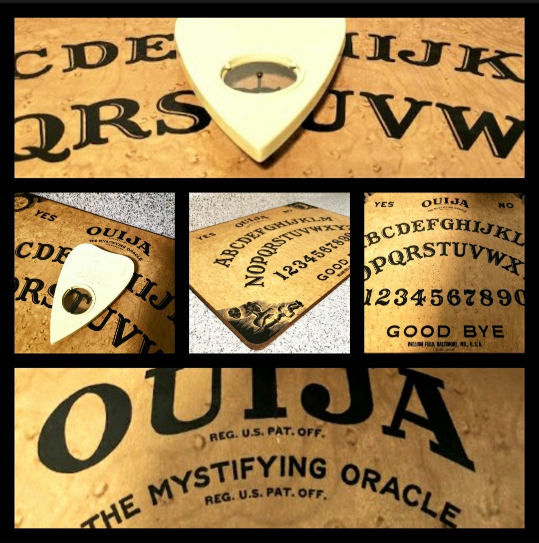 Vintage 1940's, William Fuld, Ouija Board Planchette & Box, Baltimore MD, MINT