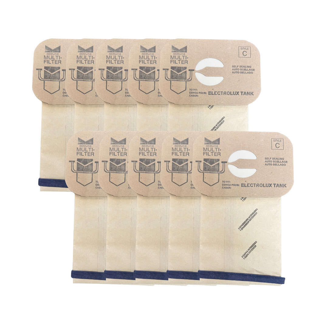 VacBagsUSA Replacement 4-Ply Electrolux Style C Canister Vacuum Bags