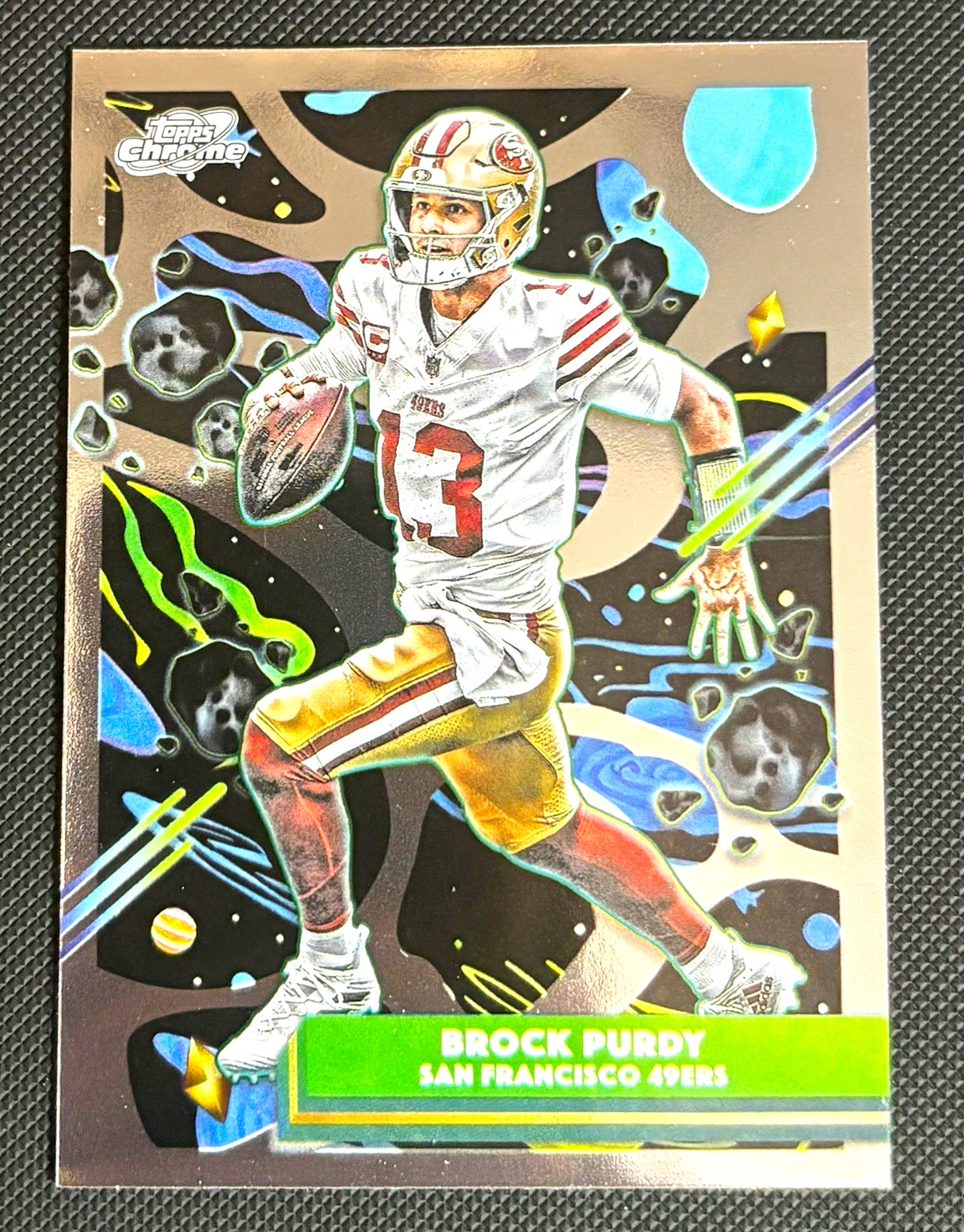 Brock Purdy – 2025 Topps Cosmic Chrome #85 – San Francisco 49ers