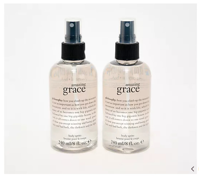 philosophy grace fragrance body spritz 8oz duo