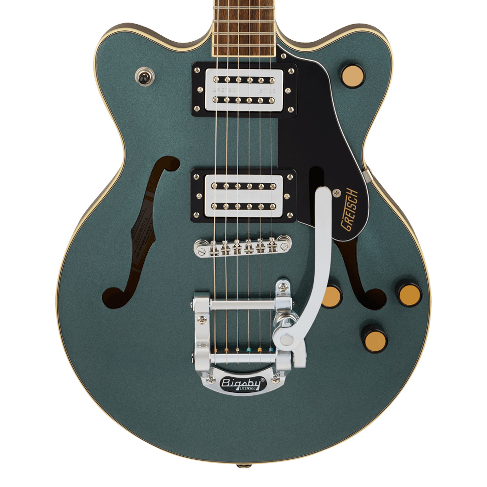 Used Gretsch G2655T Streamliner Center Block Jr. Double-Cut w/ Bigsby - Gunmetal