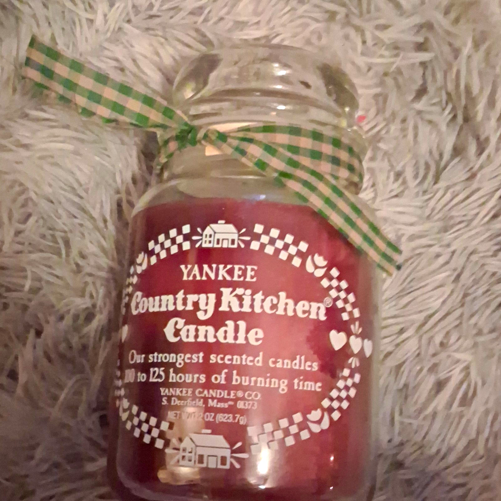 Rare VINTAGE Country Kitchen Fresh Lilac W/Florist Tag Jar Candle 22 oz Purple