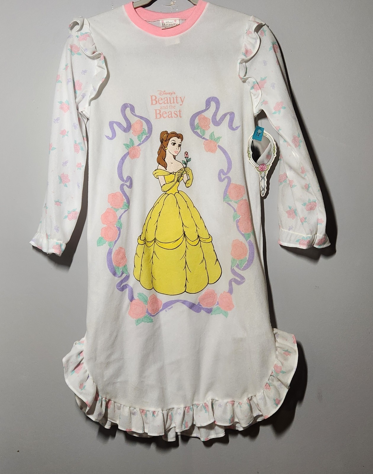 Rare Vtg Y2K Disney Beauty And Beast Princess Belle Nightgown With Tags Girls 12 Rare Vtg Y2K Disney Beauty And Beast Princess Belle Nightgown With Tags Girls 12