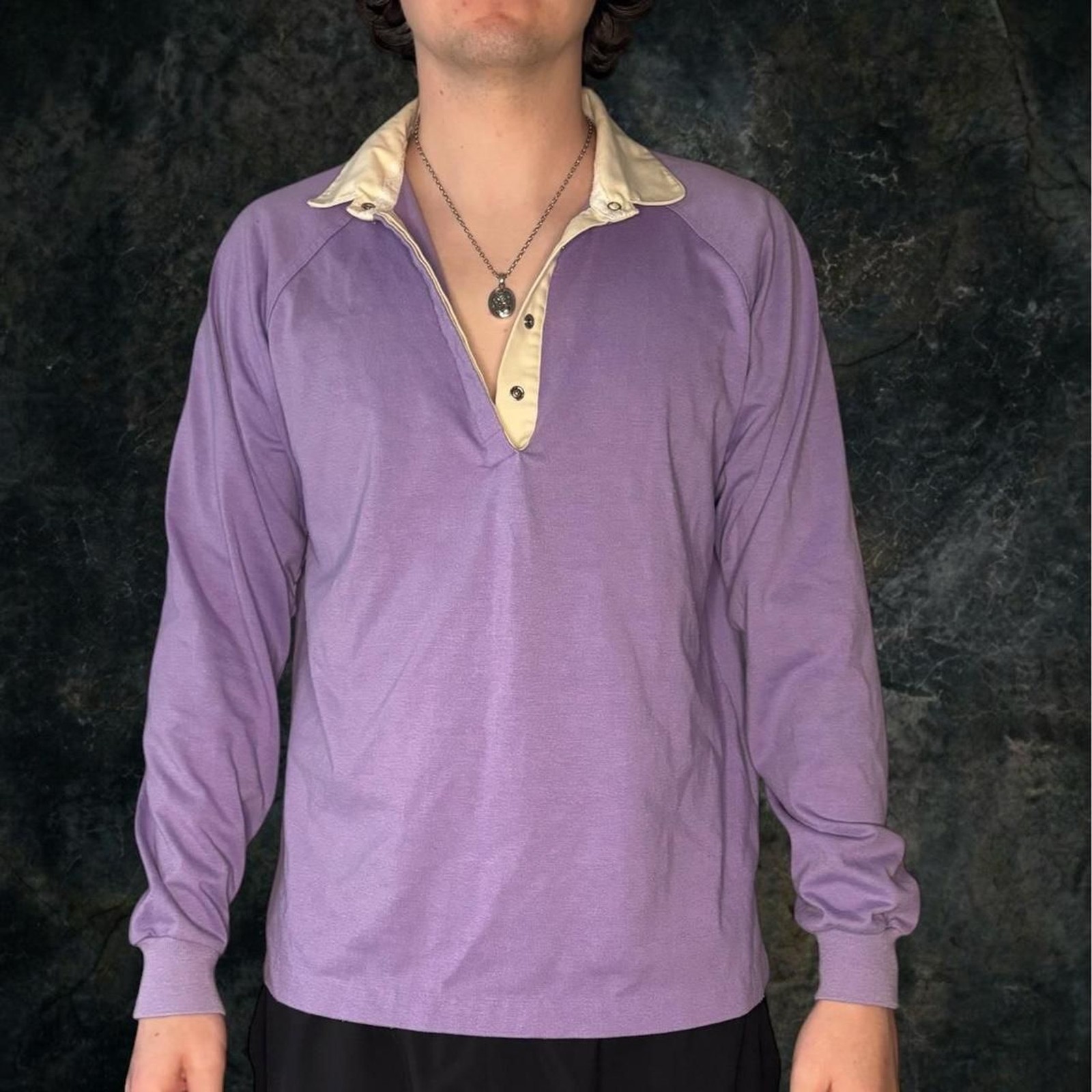 American-vintage Men\'s Purple Shirt