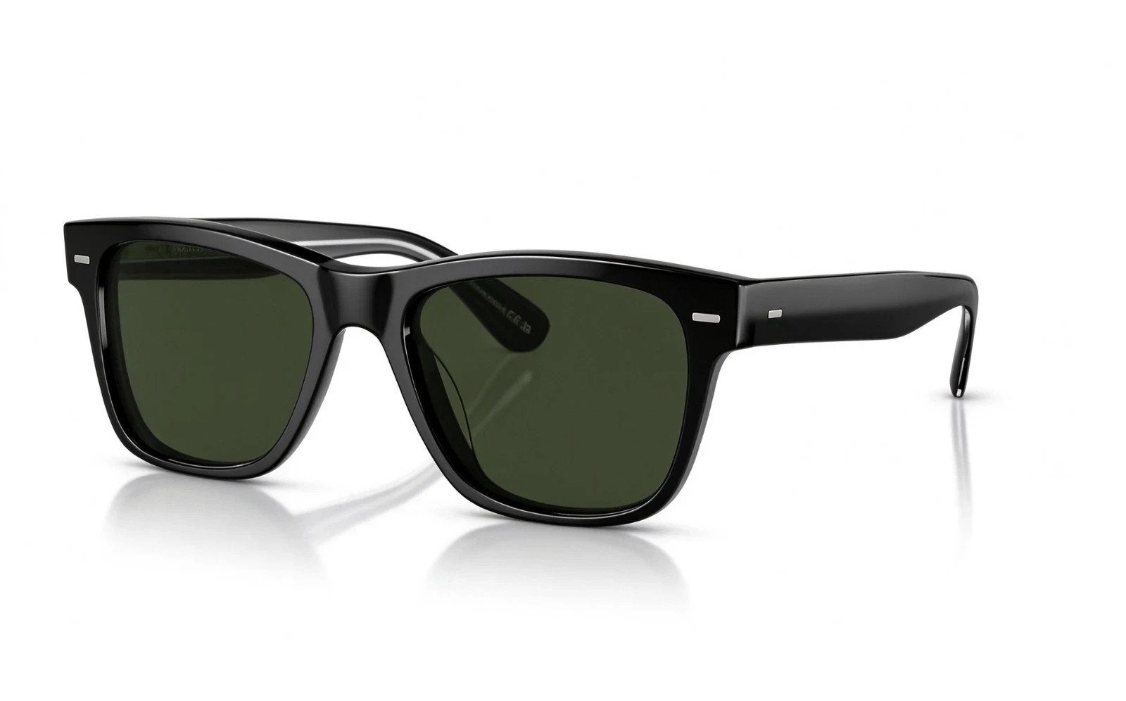 Oliver Peoples OV5393SU Sunglasses Black Frame Green Lens 51-19-145