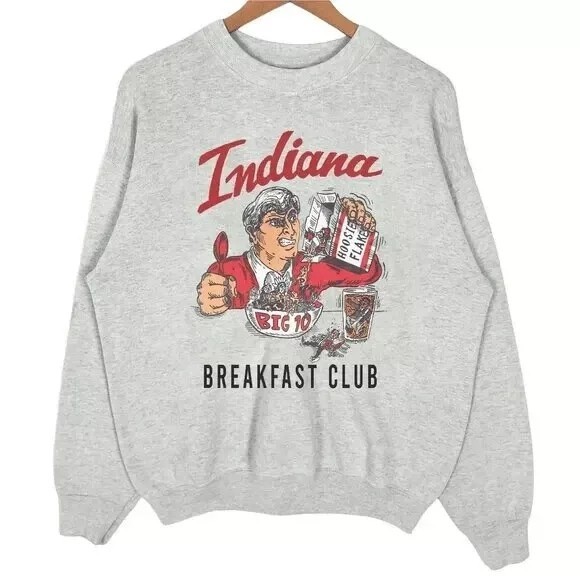 Vintage Indiana University Sweatshirt, Indiana Hoosiers Football Men Women