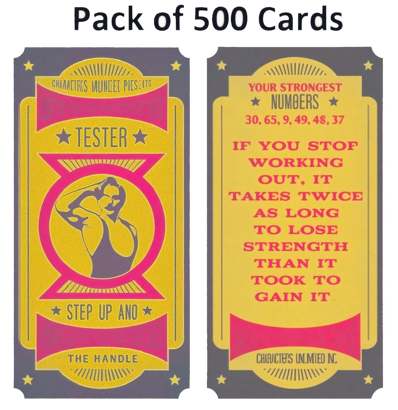 Strength Tester Replacement Wisdom Cards - Package of 500