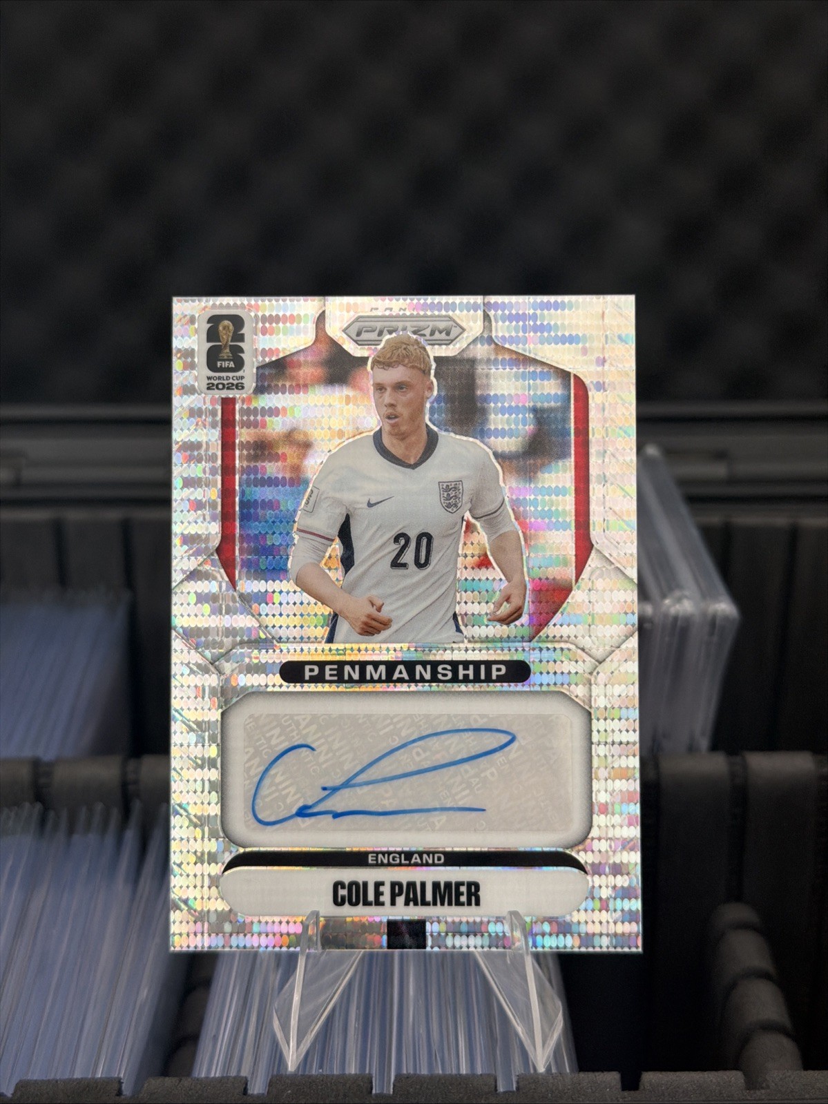 2026 Panini Prizm World Cup Cole Palmer #P-CP Penmanship Auto England Preferred