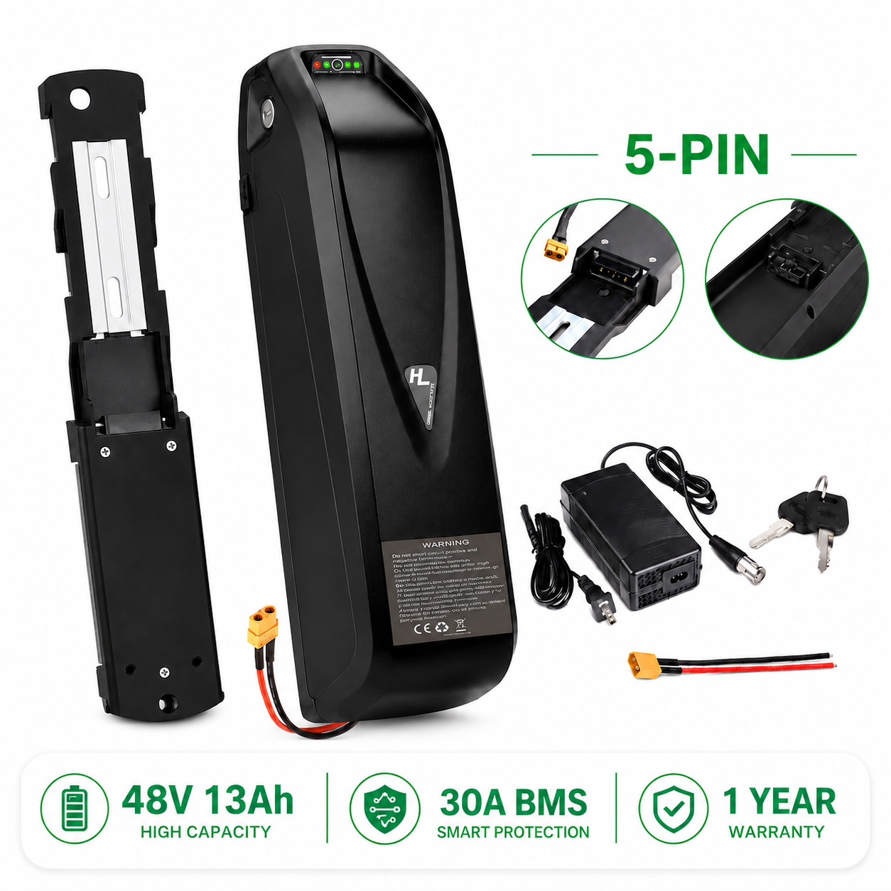 48V Hailong Lithium Ebike Battery 48V 13Ah Electric Bike Battery For 200-1400W 48V Hailong Lithium Ebike Battery 48V 13Ah Electric Bike Battery For 200-1400W