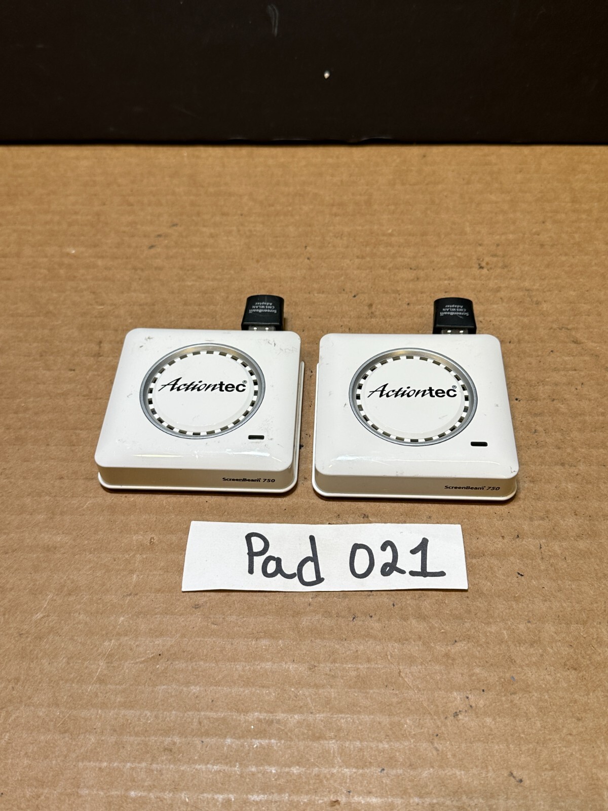 2x Actiontec ScreenBeam Pro Edition SBWD100B Wireless Display Receiver & Adapter