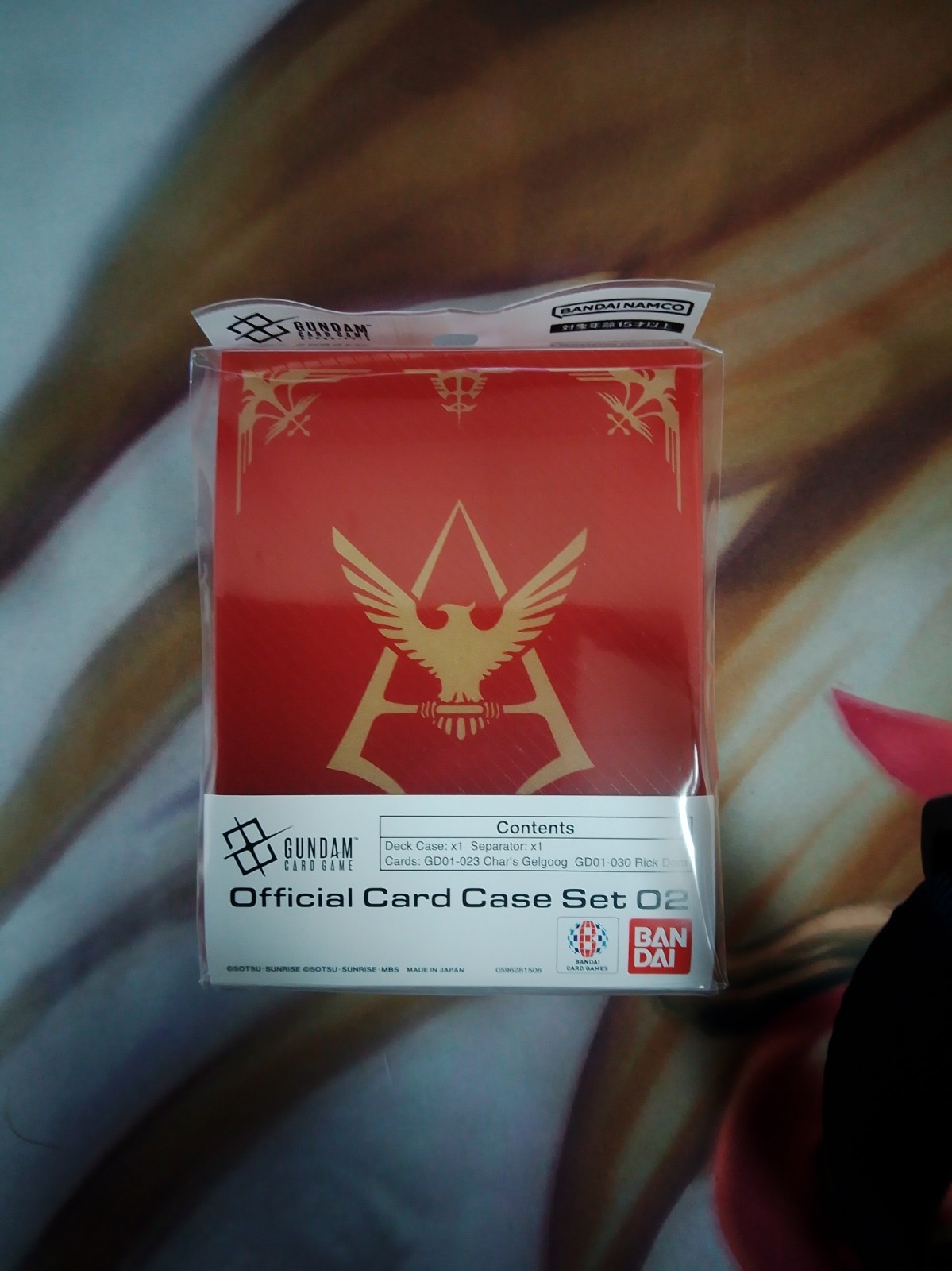Gundam Card Game Official Card Case Set 02 Char Aznable New
