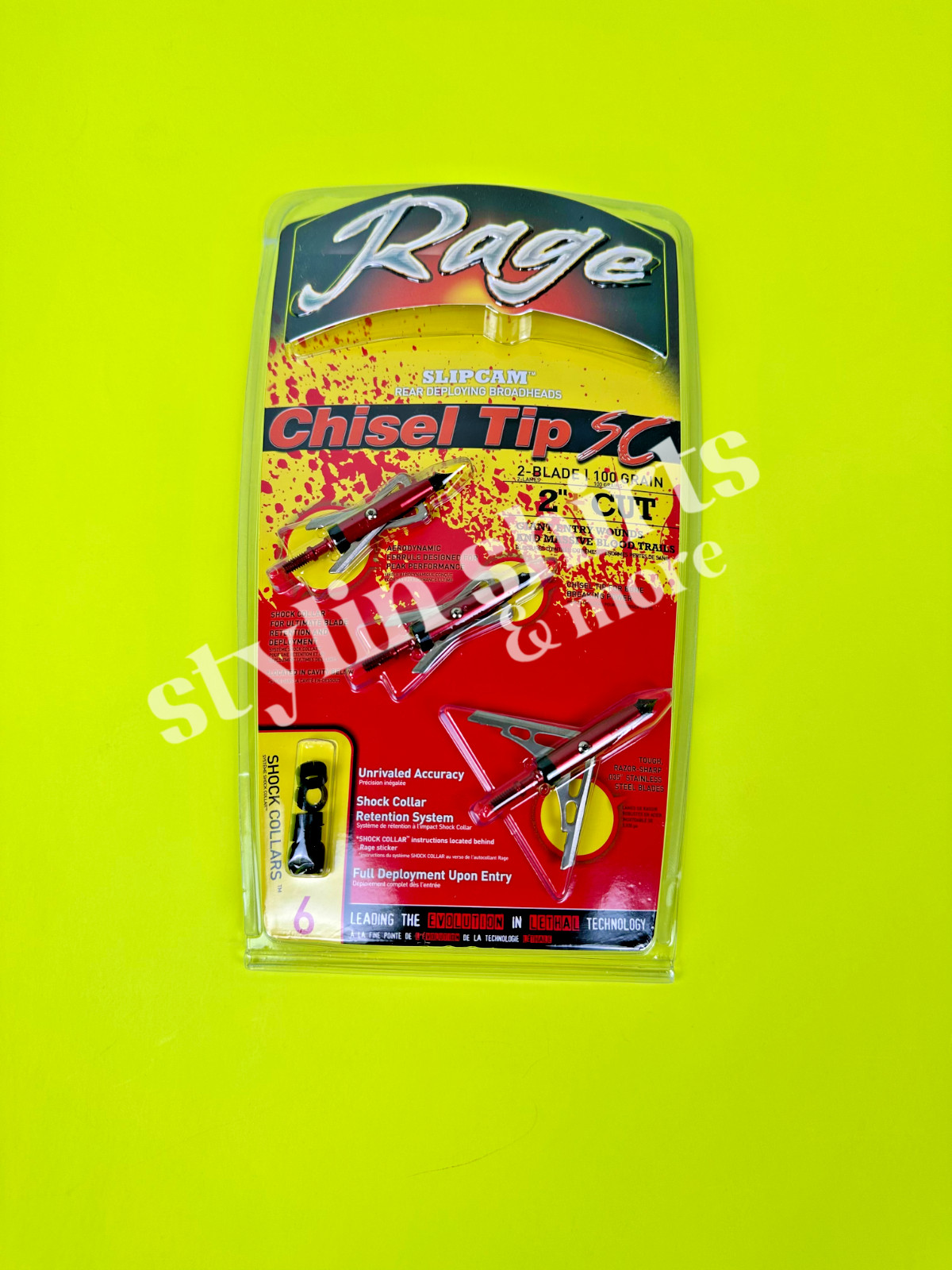 ONE Rage Slipcam CHISEL TIP SC 2 ONE Rage Slipcam CHISEL TIP SC 2