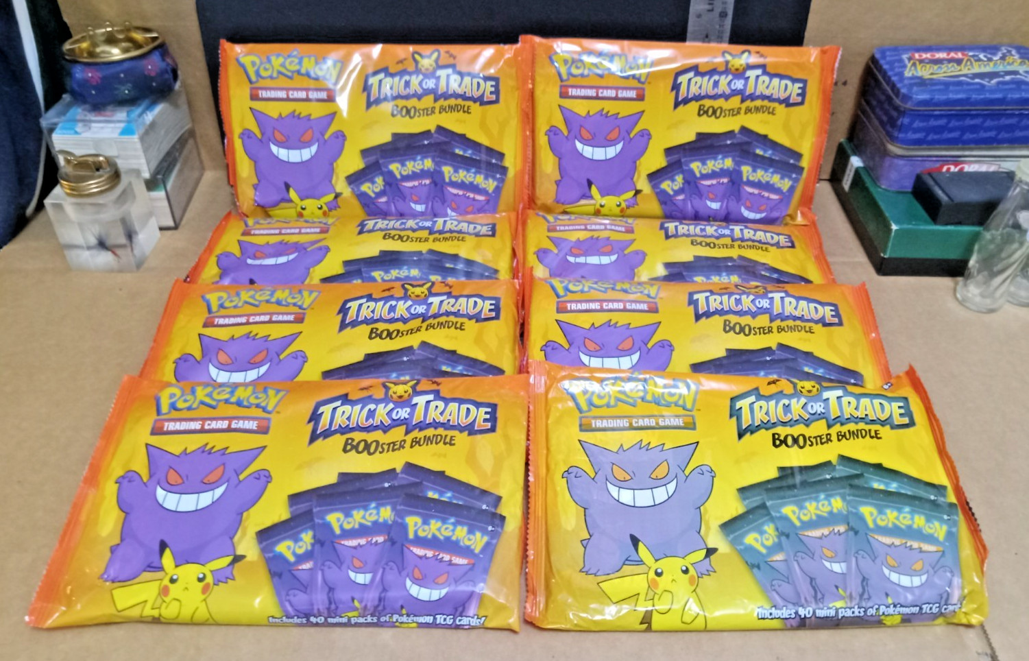 Pokemon BOOSTER Bundle 2022 - Trick Or Trade - New Sealed bag 40 mini Packs