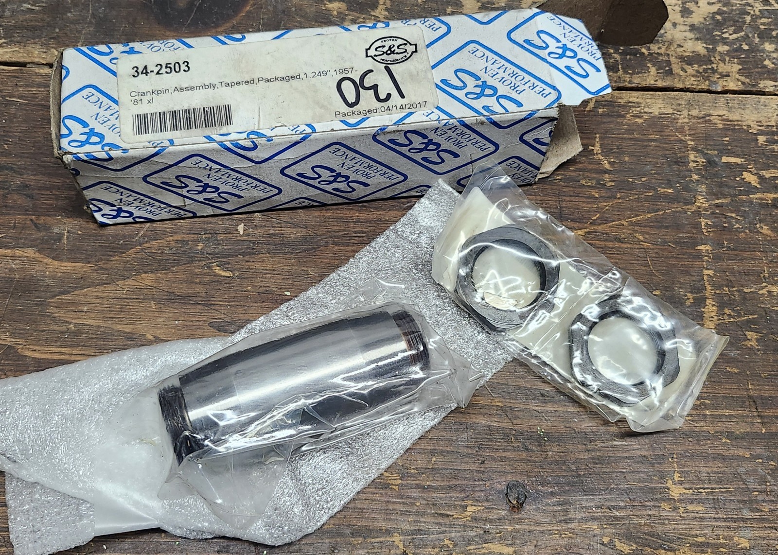 HARLEY DAVIDSON IRONHEAD SPORTSTER - S&S CYCLE 34-2503 CRANKPIN 57-E81XL STD NOS