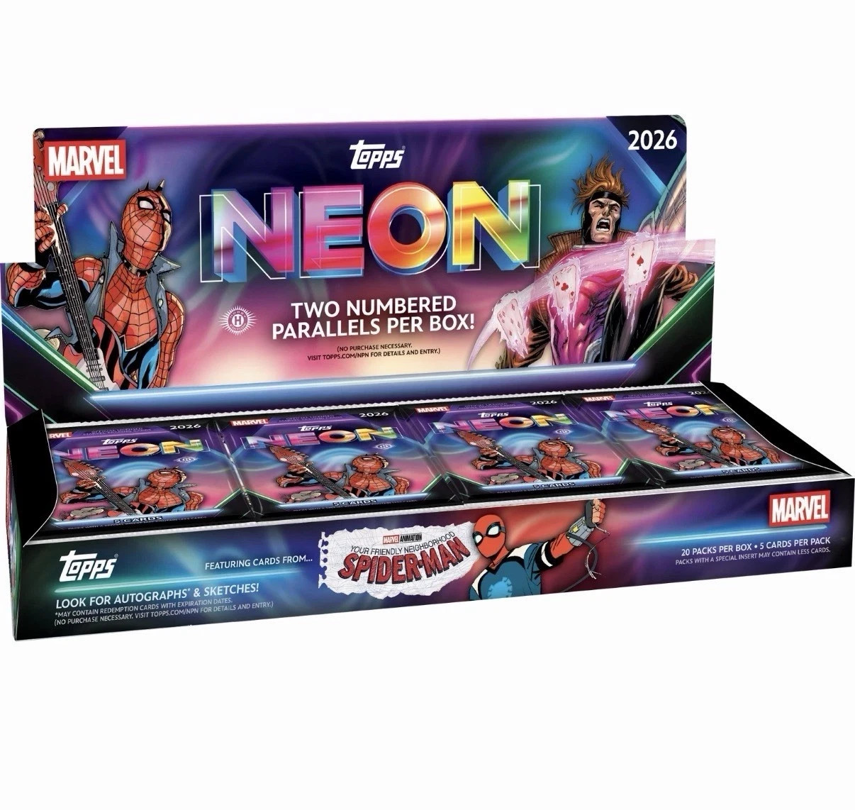 2026 Topps Neon Marvel - Hobby Box‼️New‼️Presale‼️