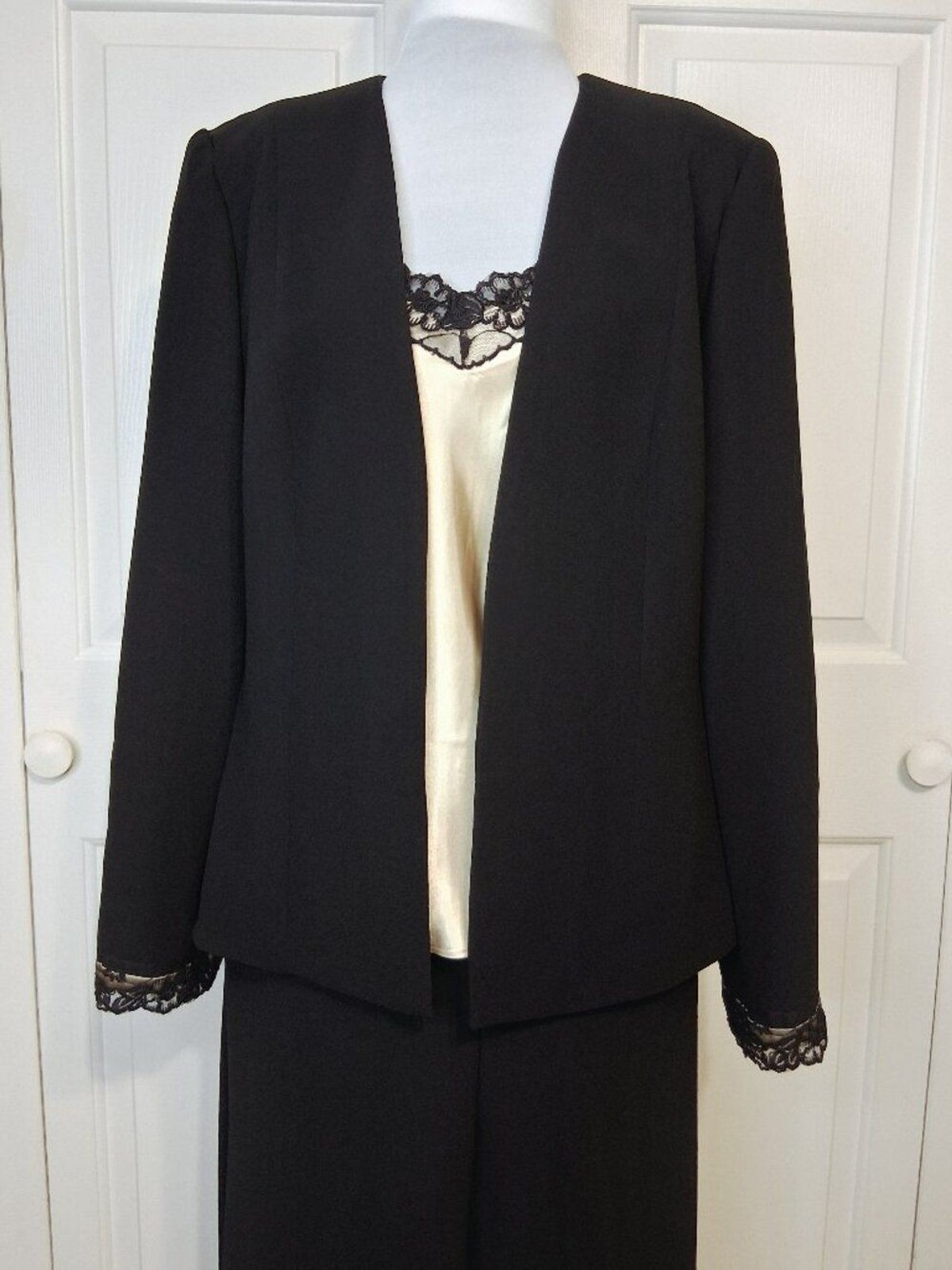 Studio One New York Vintage 3-Piece Evening Pant Suit Ensemble