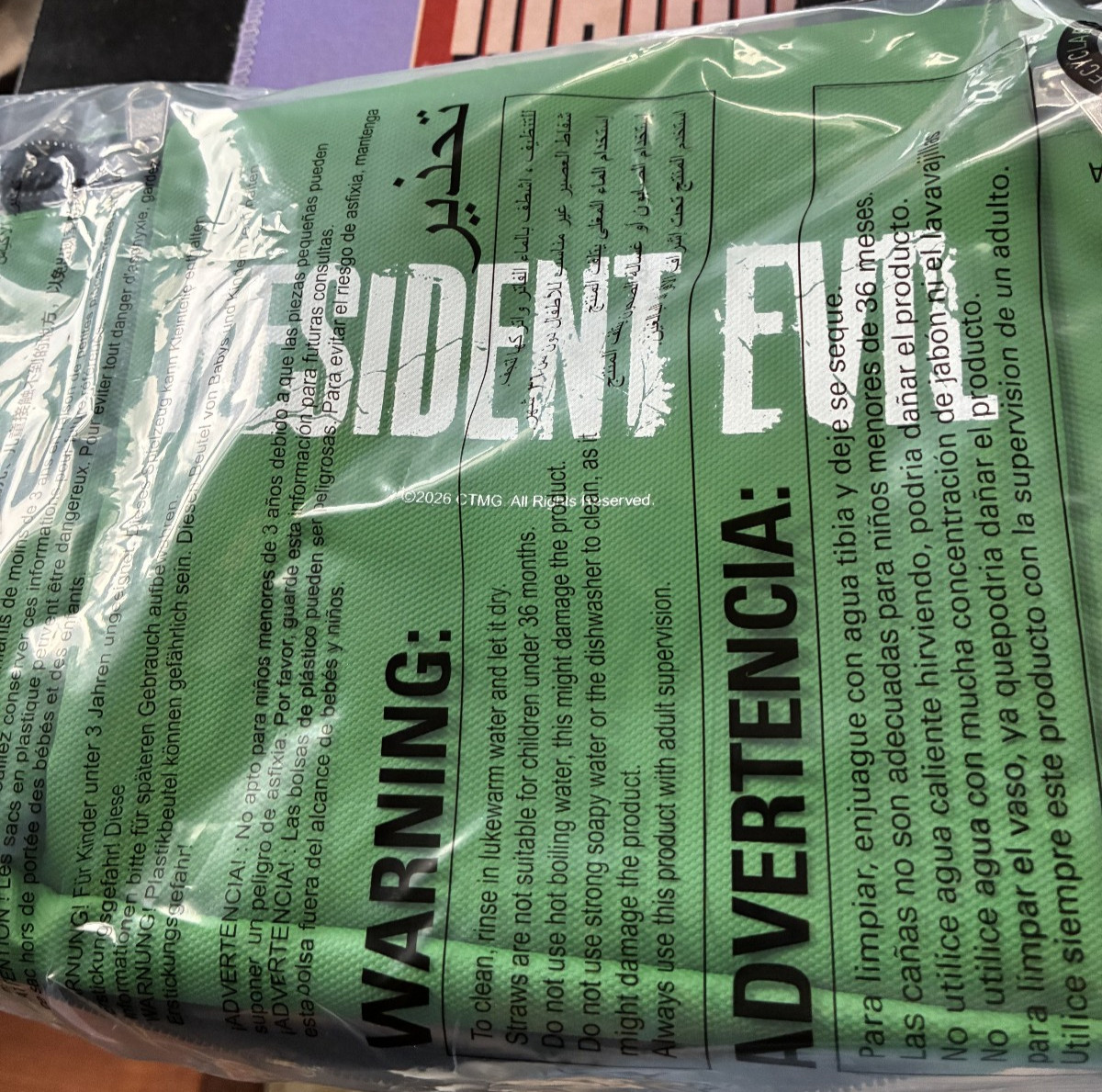 Resident Evil 2026 Popcorn Bucket Insulated Bag - Sealed - IN HAND