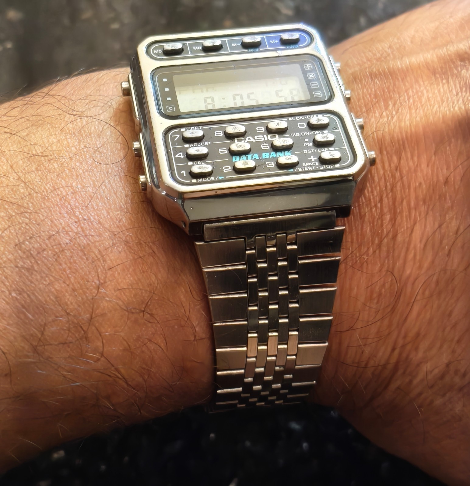 1984 -Rare Vintage Casio Calculator Data Bank CD-401 Watch Module 246