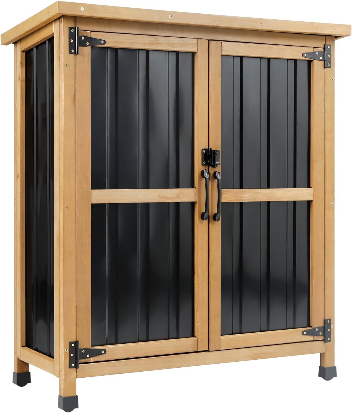 PETSCOSSET Outdoor Storage Shed, Garden Storage Cabinet PETSCOSSET Outdoor Storage Shed, Garden Storage Cabinet