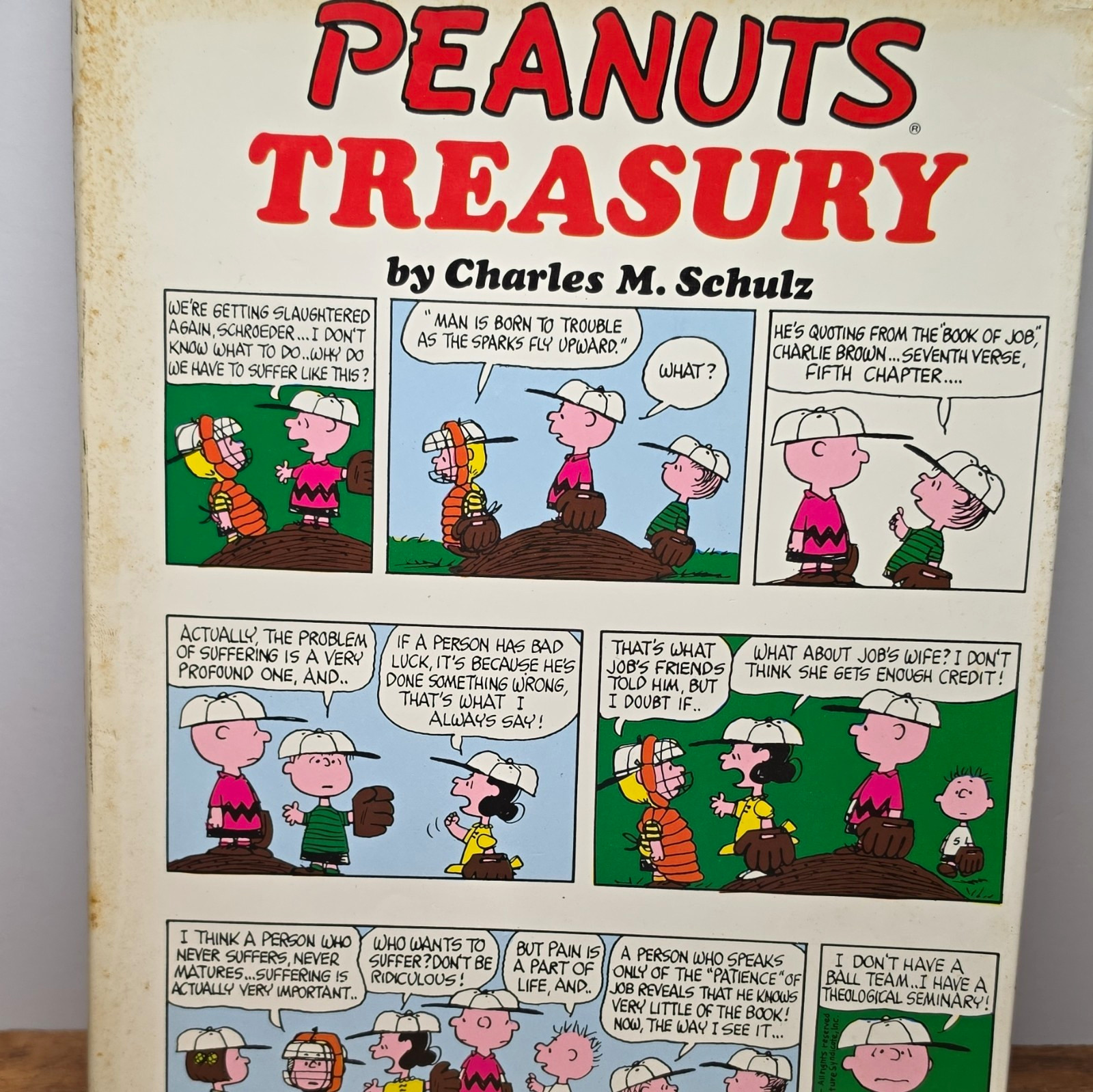 Peanuts Treasury by Charles M. Schulz HC 1968 6th Printing Dust Jacket Peanuts Treasury by Charles M. Schulz HC 1968 6th Printing Dust Jacket