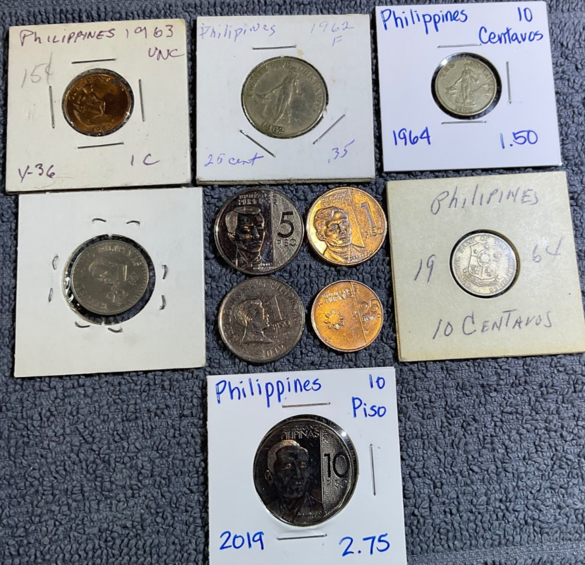 Philippines Coin Lot — 1960s–1980s Centavos & Piso — Nice Mixed Set